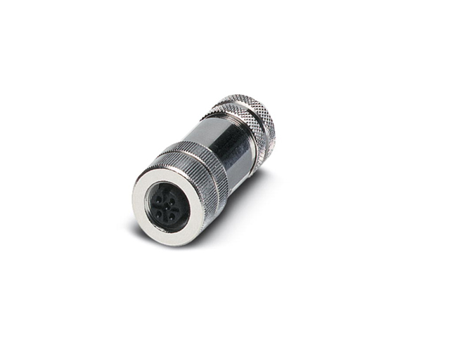 Pc Conector 4 Polos Hembra M12 Apan/met 1515170 — Phoenix Contact — Phoenix Contact