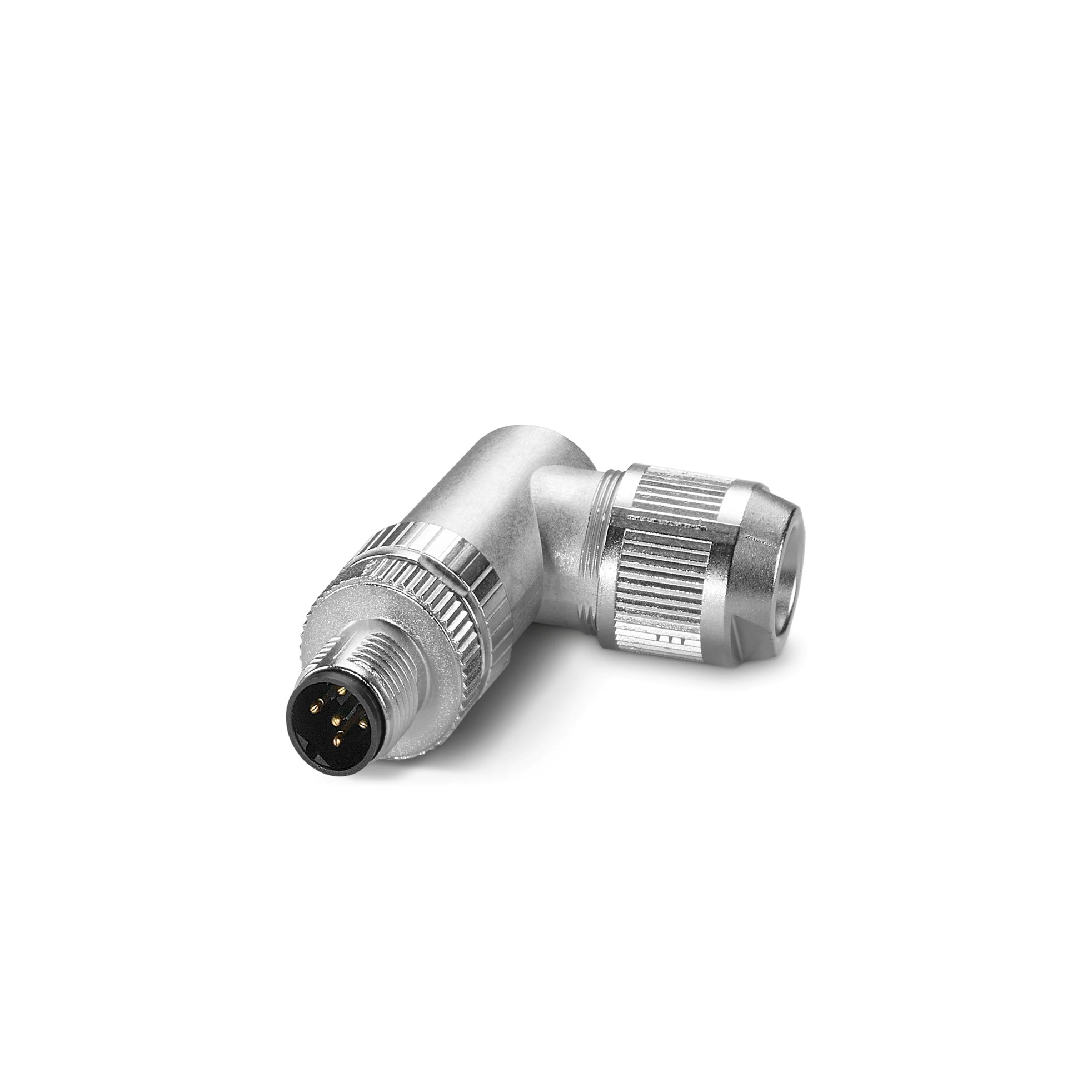 Conector Macho M12 Angulado 5 Polos 1424663 — Phoenix Contact — Phoenix Contact