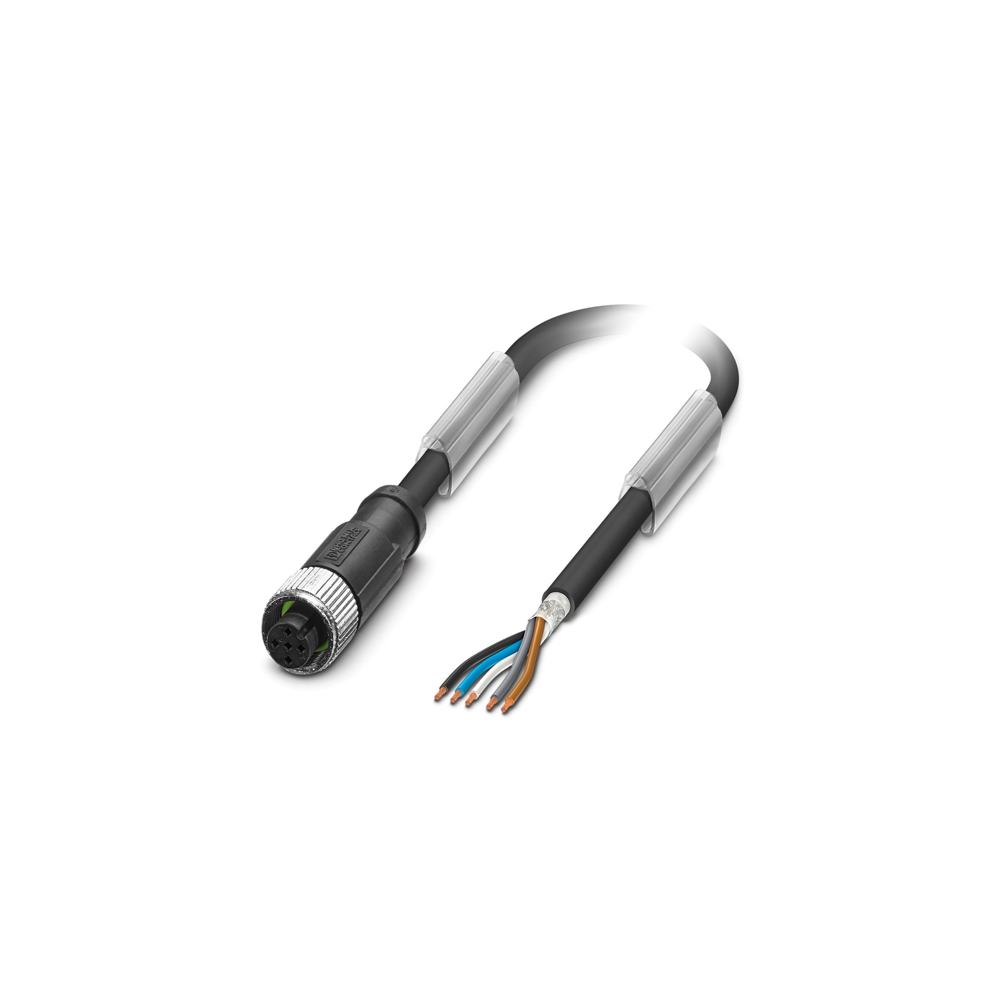 CABLE PARA SENSORES HEMBRA M12 5 POLOS -SAC-5P-5,0-PUR/M12FS SH -1682951 Phoenix Contact — Phoenix Contact