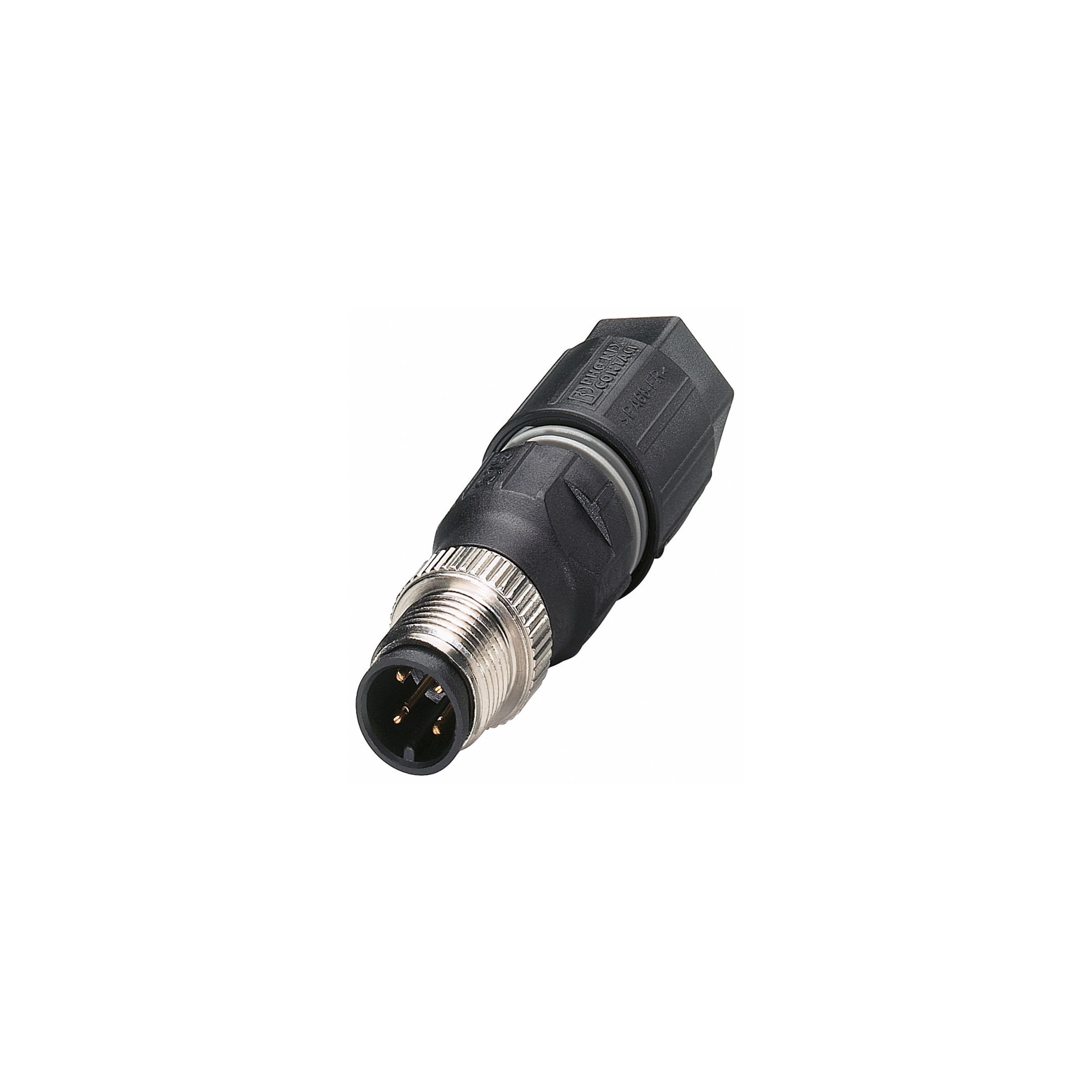 Conector Macho Recto para Sensor 4P M12A 8mm 1641785 — Phoenix Contact — Phoenix Contact