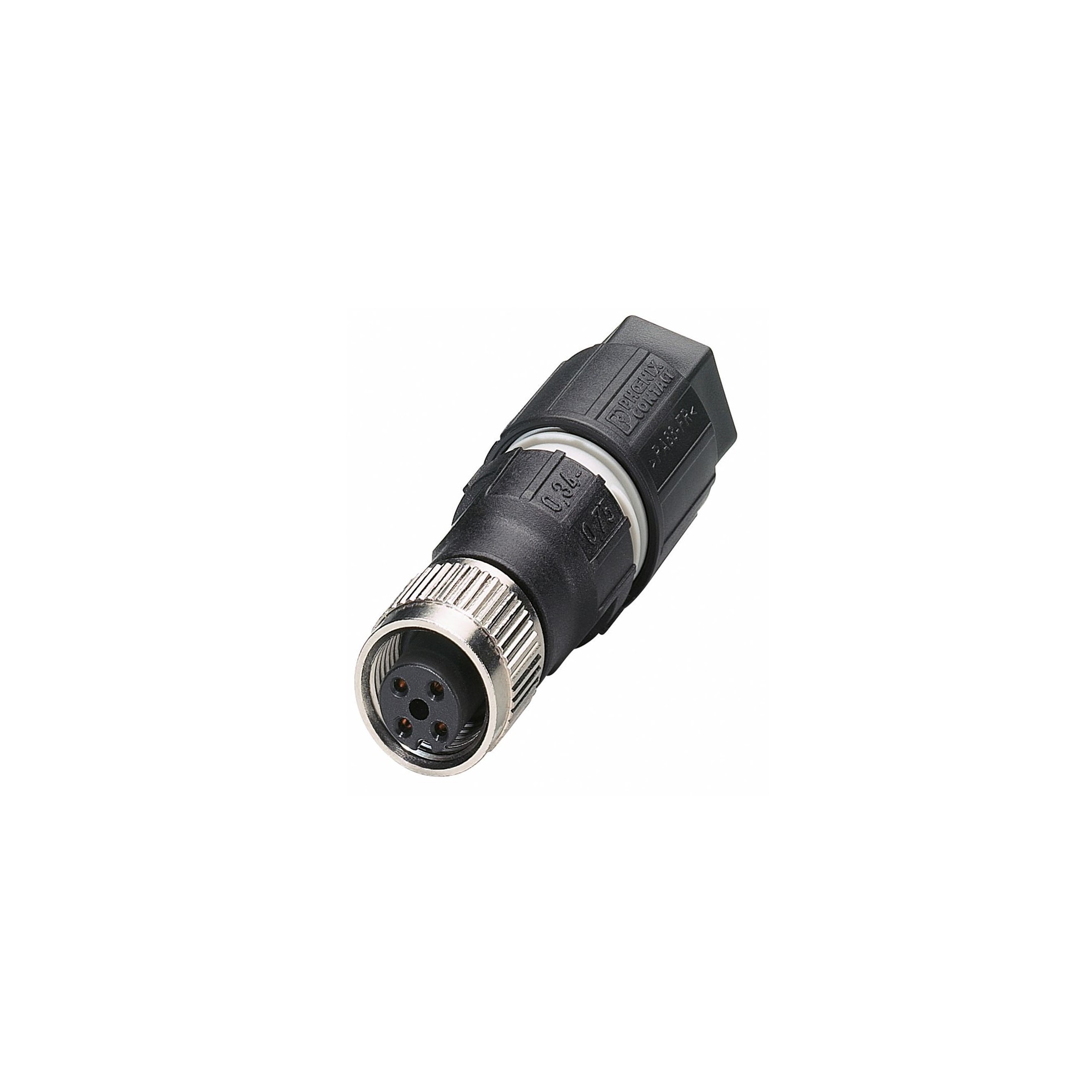 Conector Hembra Recto para Sensor 4P M12A 8mm 1641772 — Phoenix Contact — Phoenix Contact