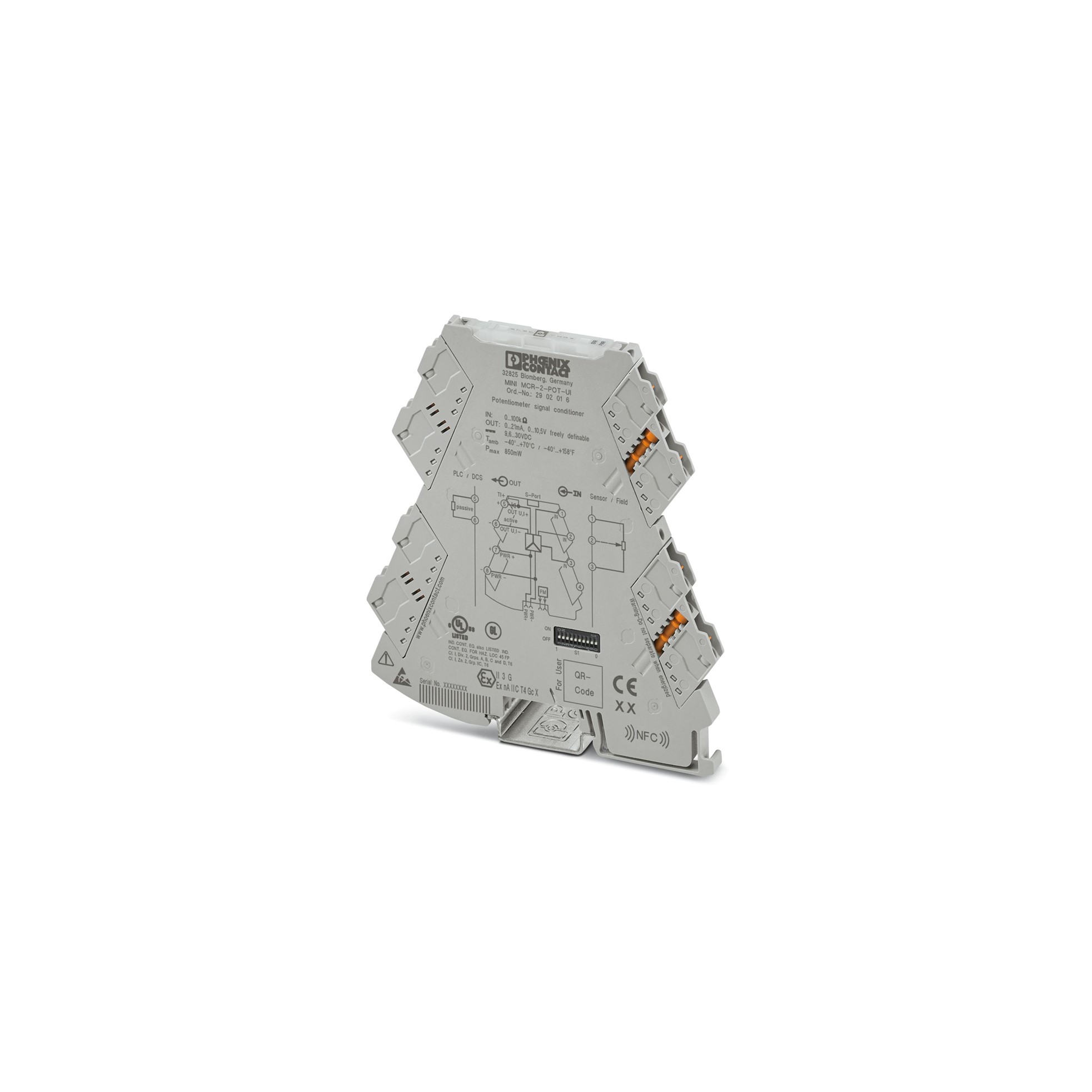 Termorresistencia/convertidor Potenciometrico - Mini MCR-2-POT-UI 2902016 — Phoenix Contact — Phoenix Contact