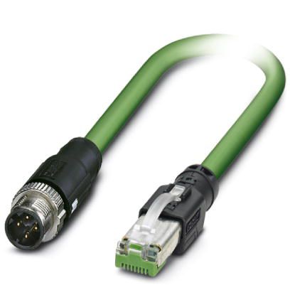 Pc Cable de Red 100 Mbit/s 4P Conex M12 10 MT 1407502 — Phoenix Contact — Phoenix Contact