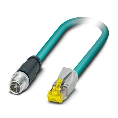 CABLE DE RED ETHERNET M12 A RJ45 - NBC-M12MSX/10.0-94F/R4AC - 1407474 Phoenix Contact — Phoenix Contact