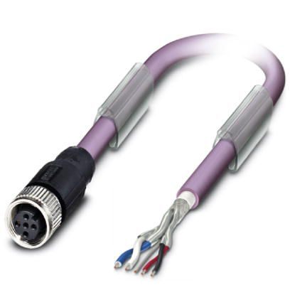 Pc Cable Bus 5P Apant L/halog 10M Conector Hembra Recto M12 Violeta 1507492 — Phoenix Contact — Phoenix Contact
