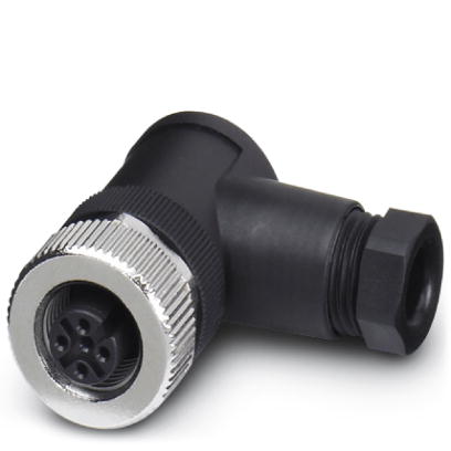 Pc Conector Hembra M12 Acodad 5P PG7 IP67 Plast/met 1662984 — Phoenix Contact — Phoenix Contact