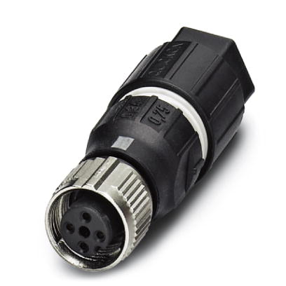 Pc Conector Hembra 4P M12 Quickon Speed 1521601 — Phoenix Contact — Phoenix Contact