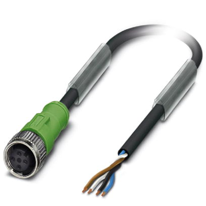 Pc Cable Para Sensores Hbra Rect M12 4P 5MT 1668124 — Phoenix Contact — Phoenix Contact