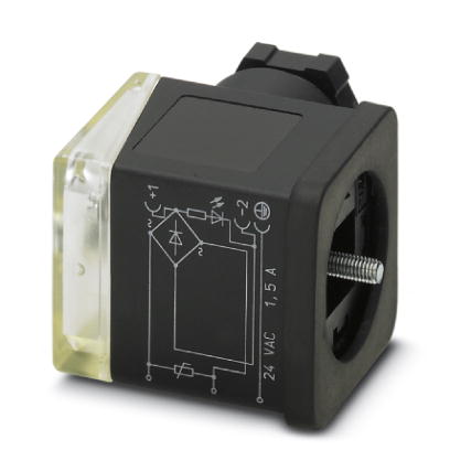 Pc Conector E/valvula 3P LED Var/rec 110V IP65 M16 1452181 — Phoenix Contact — Phoenix Contact