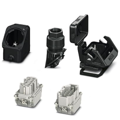 Juego de Conectores Enchufables - HC-EVO-B10PT-BWSC-HL-M25-PLRBK 1408791 — Phoenix Contact — Phoenix Contact