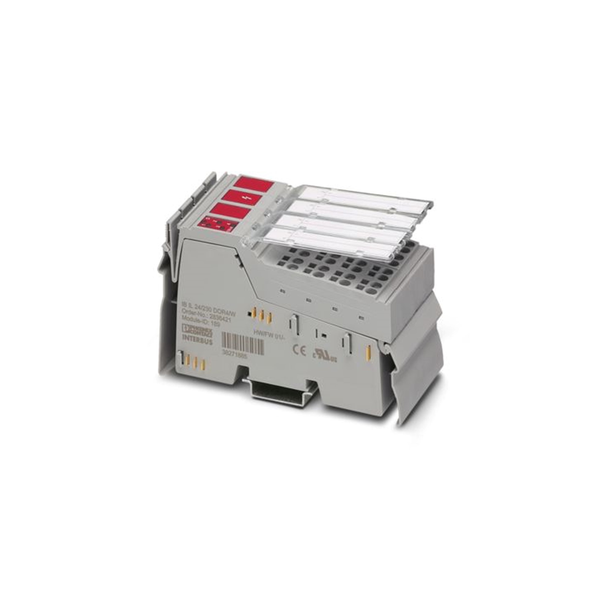 Modulo Rele 4 Salidas Conmutador, 24V DC, 230V AC 500 Kbit S IP20 — Phoenix Contact — Phoenix Contact