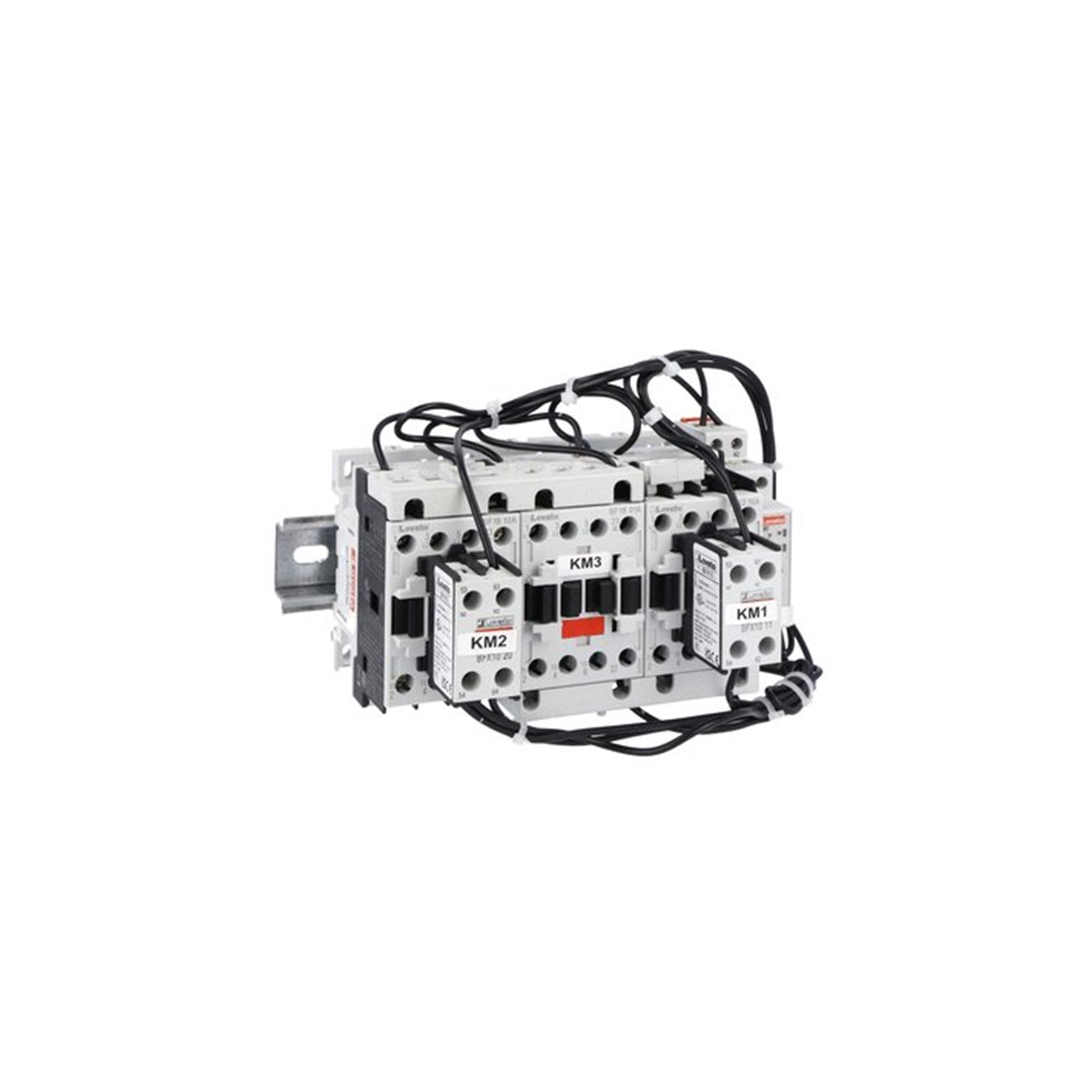 Arrancador Estrella Triangulo Riel DIN 20HP 15kW 28A Control 220V BFA01870230 — Lovato — Lovato