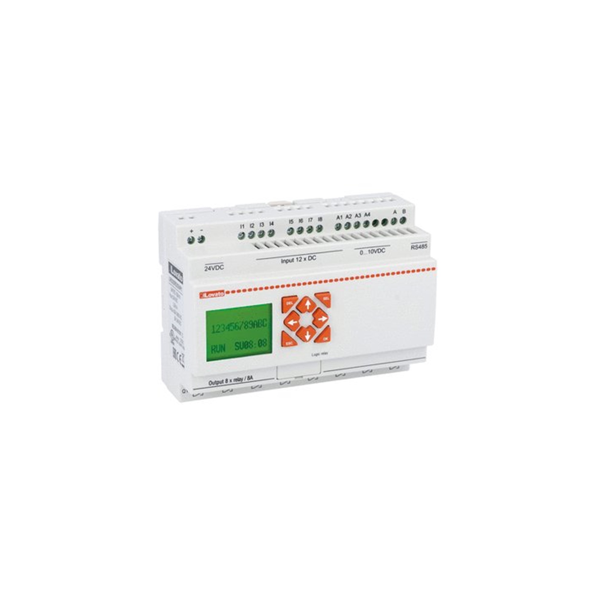 Relé PROGRAMABLE 12E/8S, 24VCC LRD20RD024P1 Lovato — Lovato