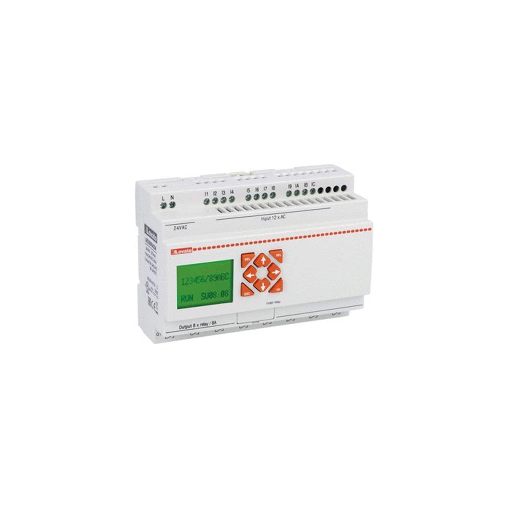 Relé PROGRAMABLE 12E/8S, 24VCA LRD20RA024 Lovato — Lovato