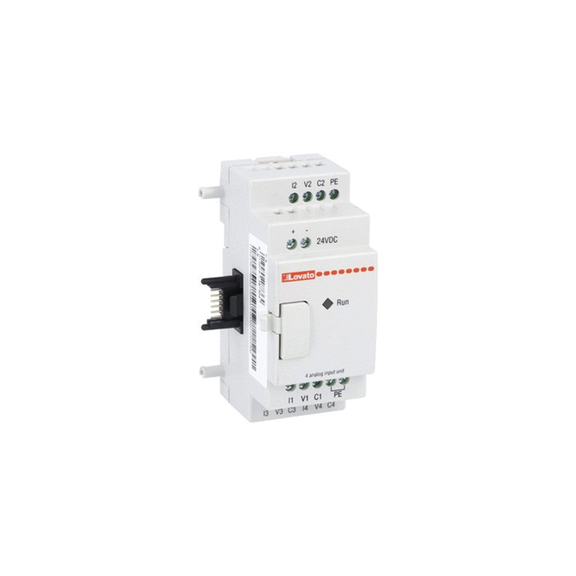 Modulo Expansion 4 Entradas 0-10V/0-20mA, 24VCC LRE04AD024 — Lovato — Lovato