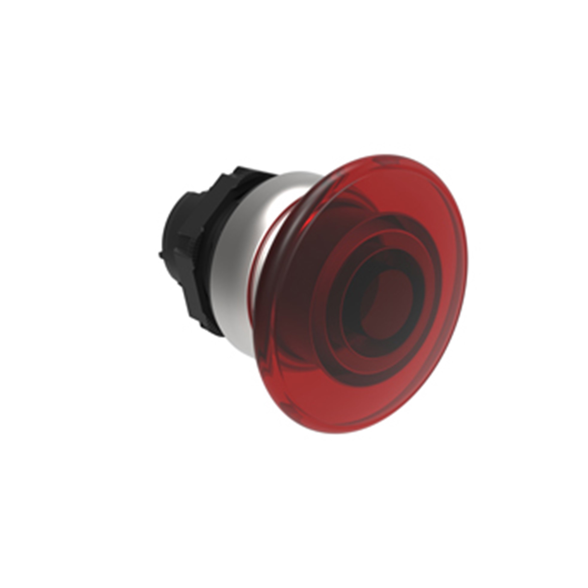 Cabezal Luminoso Pulsador Emergencia de Impulso Rojo, 40mm, Plastico, IP67 LPCBL6144 — Lovato — Lovato