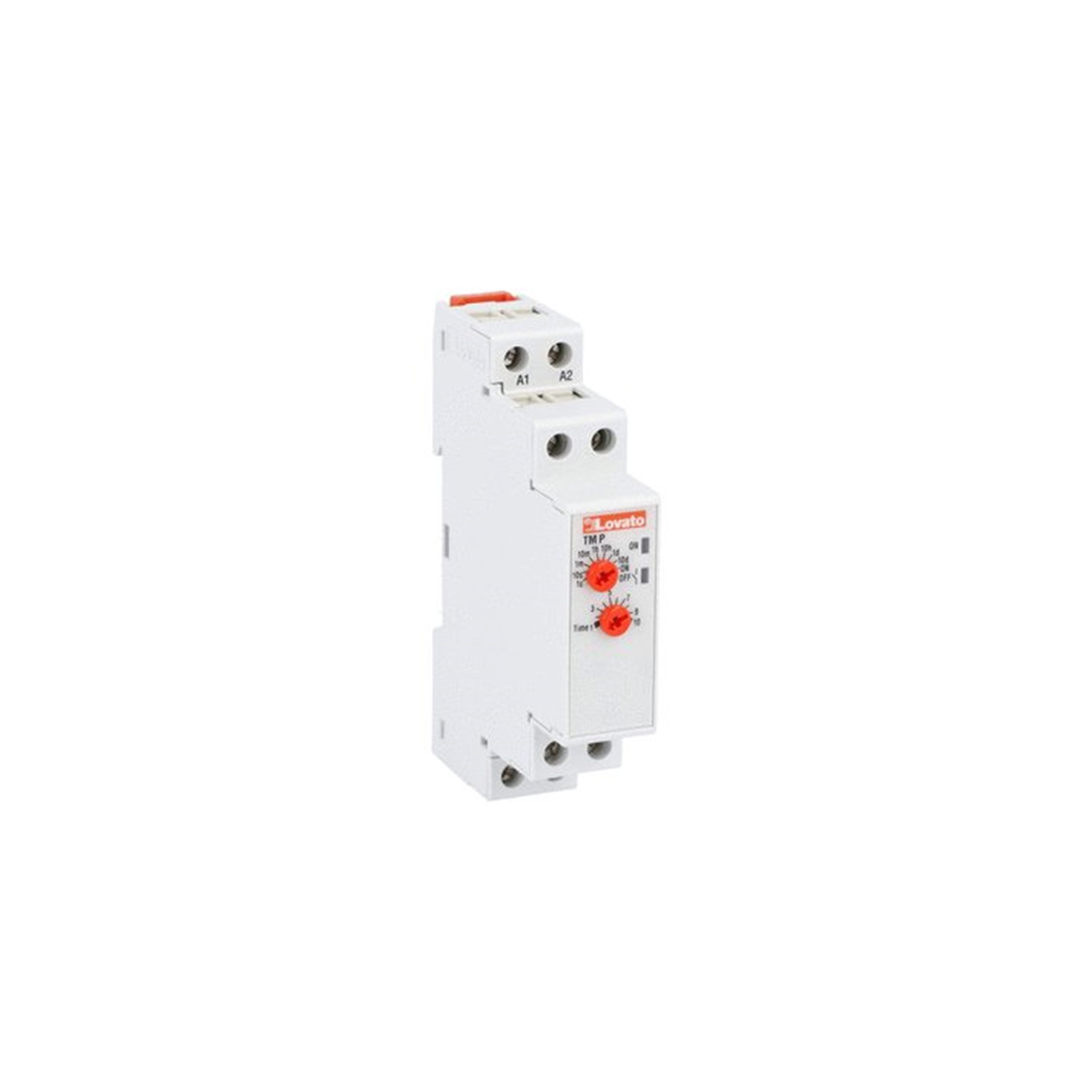 Relé TEMPORIZADOR ON-DELAY 0,1s A 10 d?As 24 A 48VCC y 240VCA MONTAJE DIN TMP Lovato — Lovato