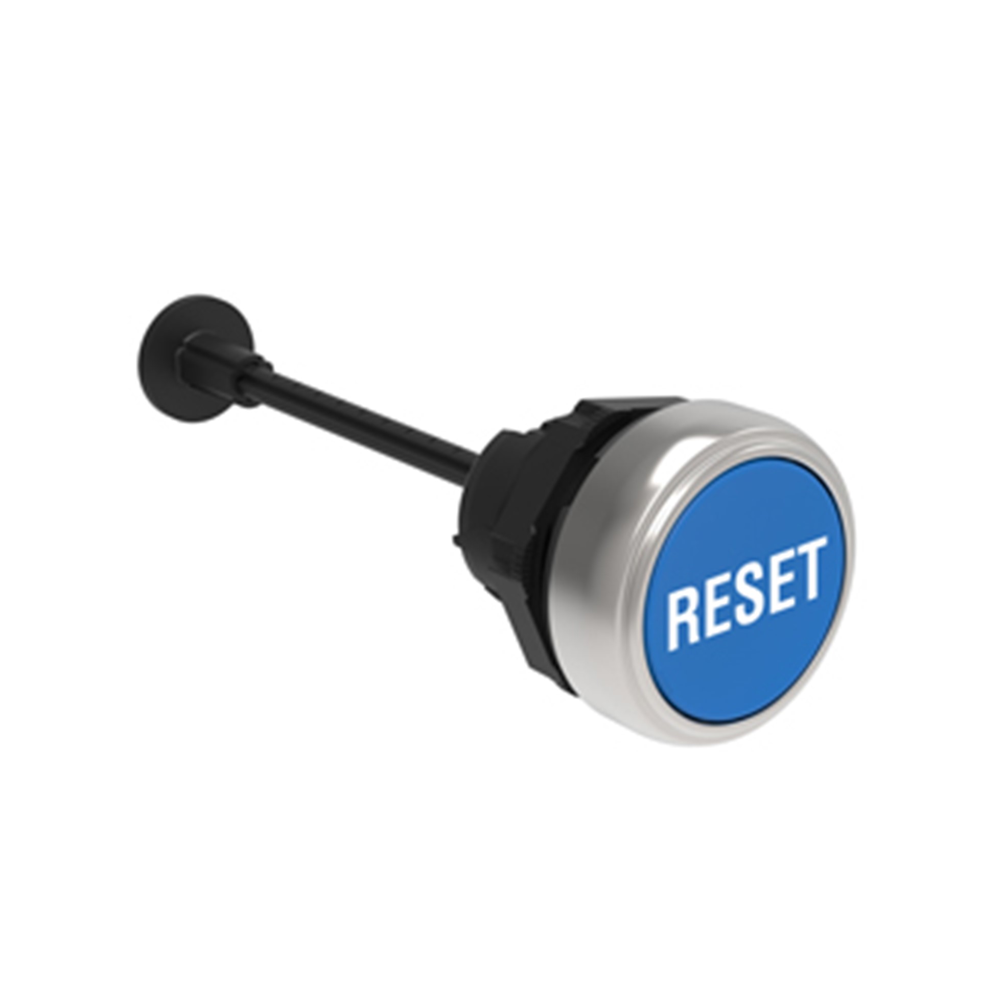 Pulsador Reset Azul para Accionamiento Mecanico, Vastago 150mm, Plastico, IP67 LPCR1196 — Lovato — Lovato