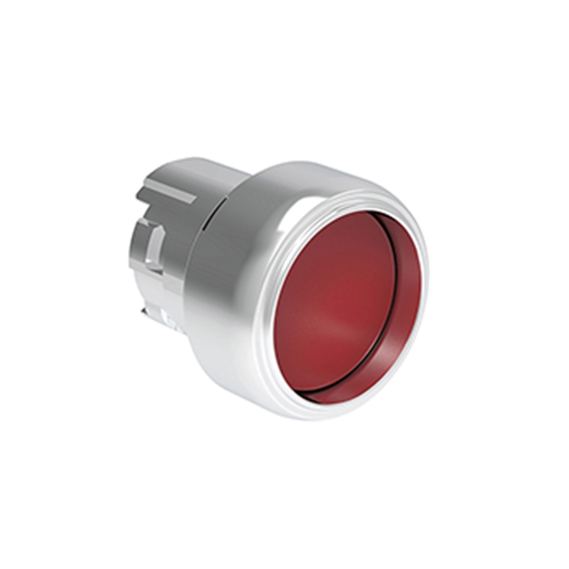 Pulsador Protegido Rojo (Cabezal), Contacto Momentaneo, 22mm, Metalico LPSB304 — Lovato — Lovato