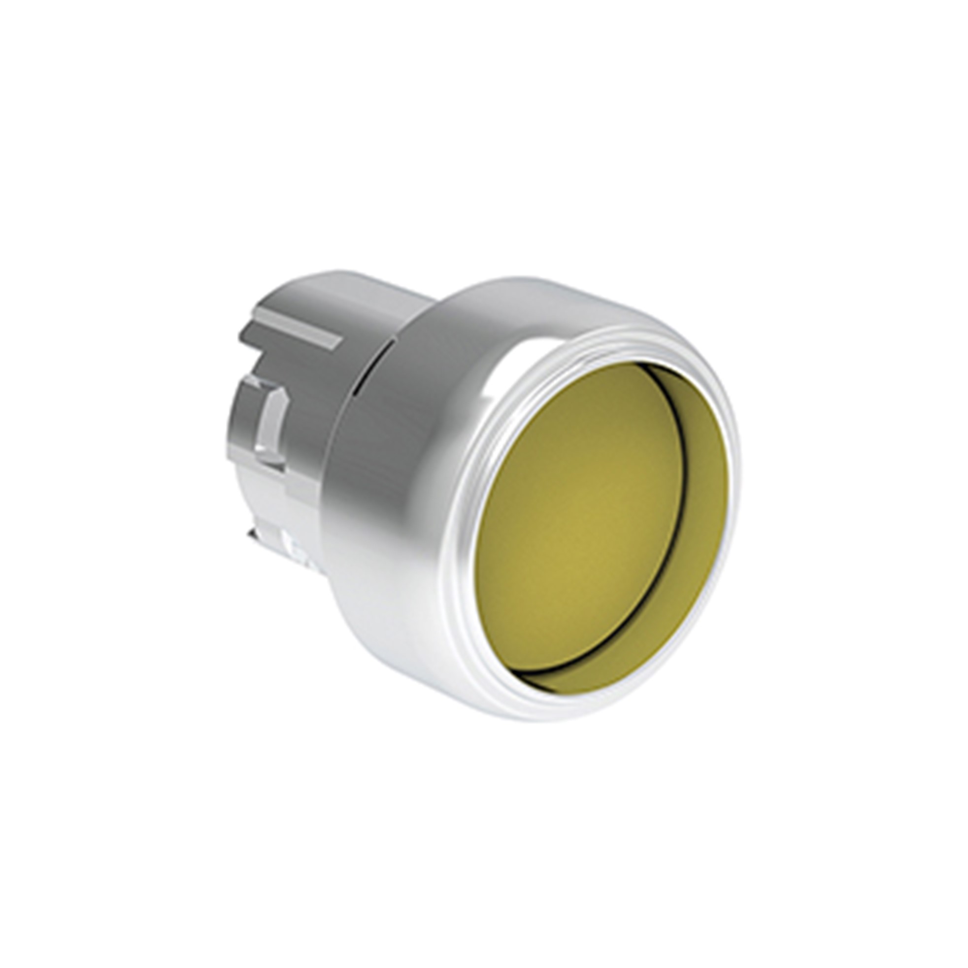 Pulsador Protegido Amarillo (Cabezal), Contacto Momentaneo, 22mm, Metalico LPSB305 — Lovato — Lovato