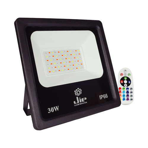 Proyectores -JIE6 30W 6500K Frio 4000K -Luz Neutro IP66 90lm/w Negro Sec (JIE6-30NF)