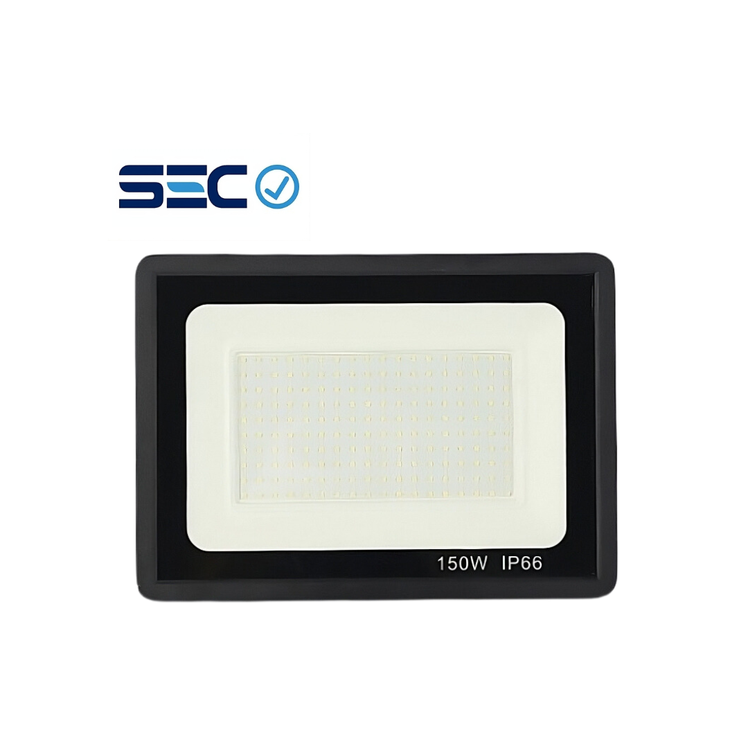 Proyectores -JIE6 150W 6500K Frio 4000K -Luz Neutro IP66 90lm/w Negro Sec (JIE6-150NF)