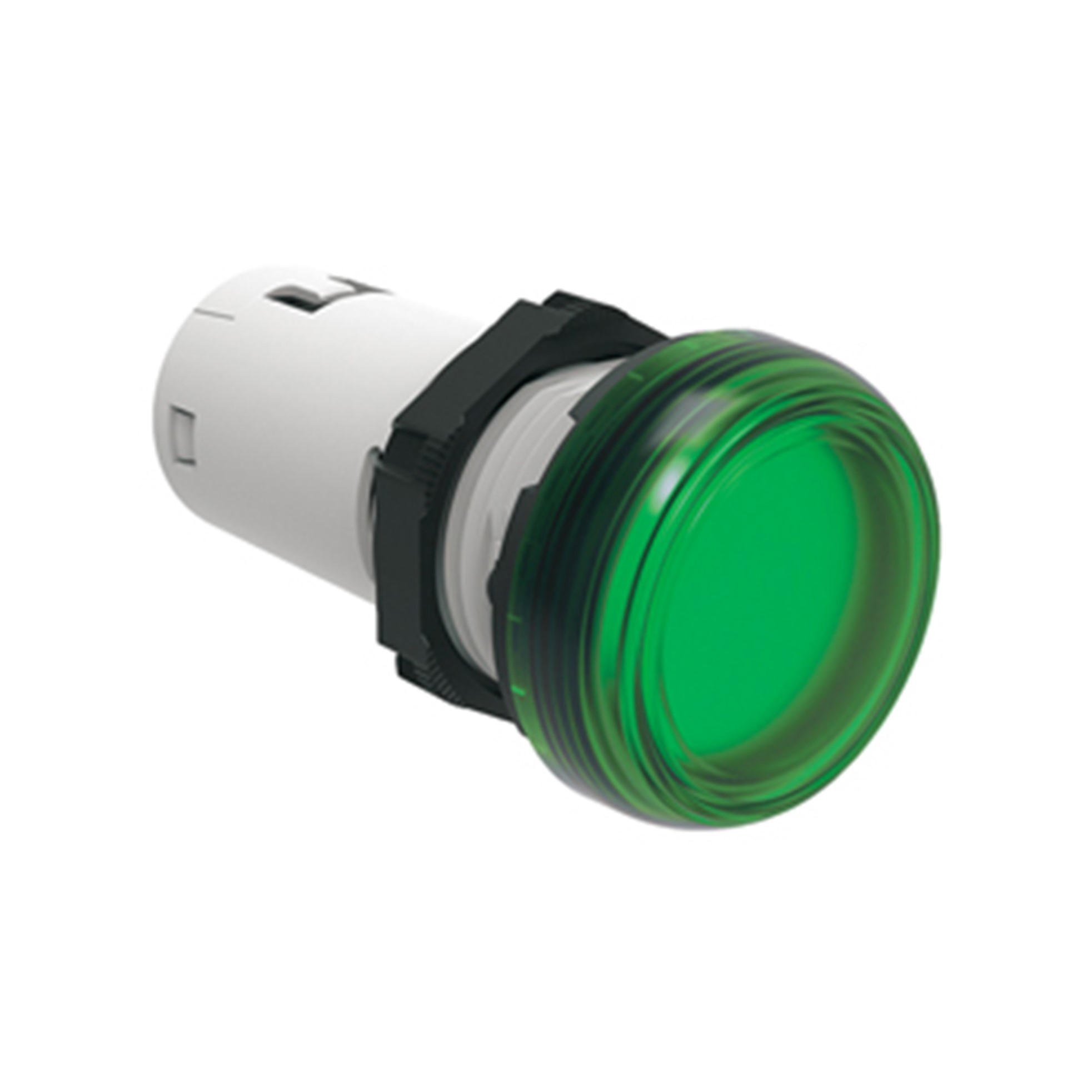 Piloto Monoblock LED 12VcA/cc, Verde, Plastico LPMLA3 — Lovato — Lovato