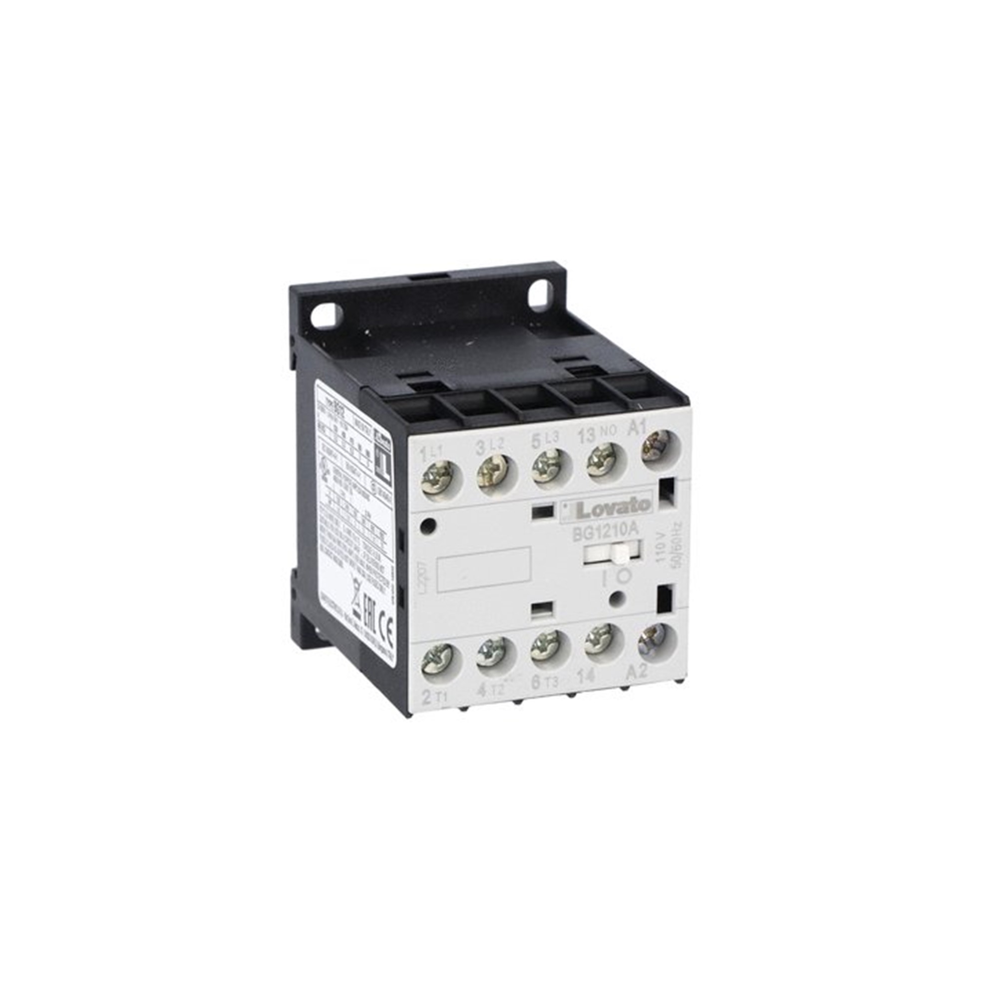Contactor 12A bobina 230VAC 1NA 11BG1210A230 Lovato — Lovato