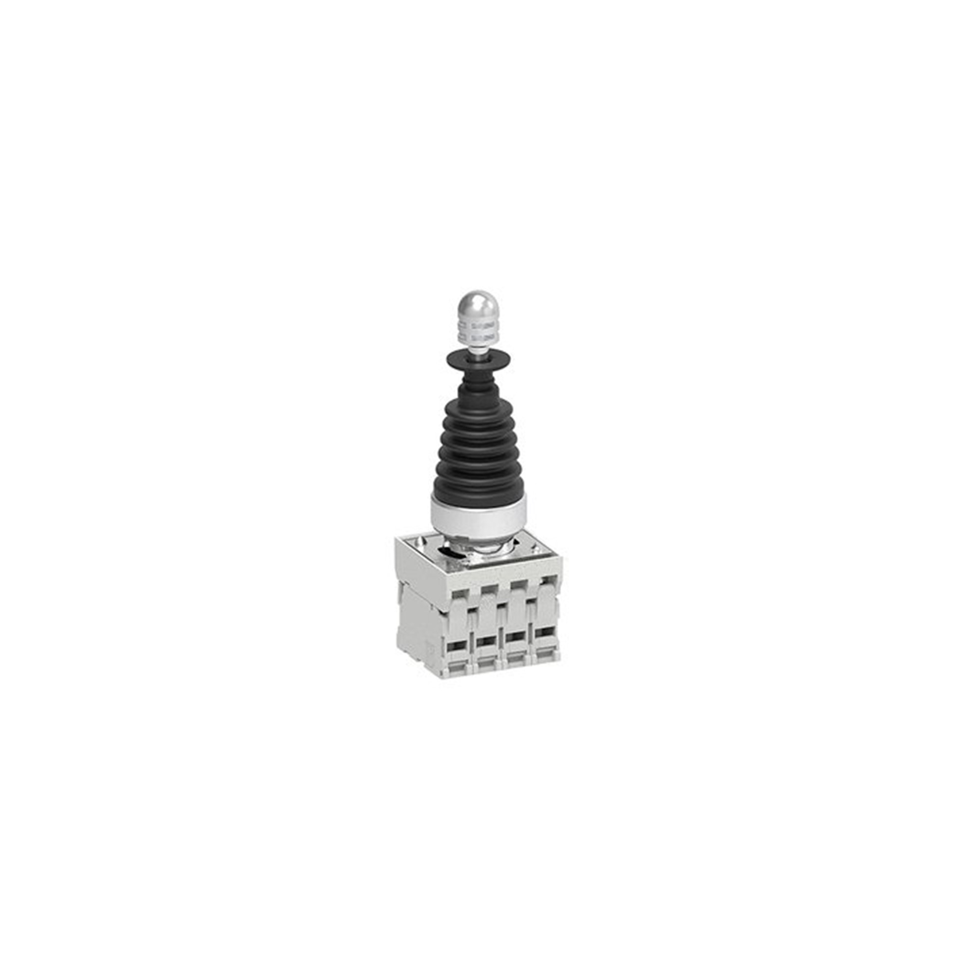 Joystick con Enclavamiento, 4 Posiciones con Retorno, 4NA, 22mm, Metalico LPSJ410 — Lovato — Lovato
