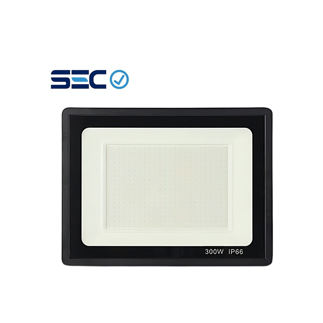 Proyectores -JIE6 300W 3000K -Calido IP66 90lm/w Negro Sec (JIE6N-300C)