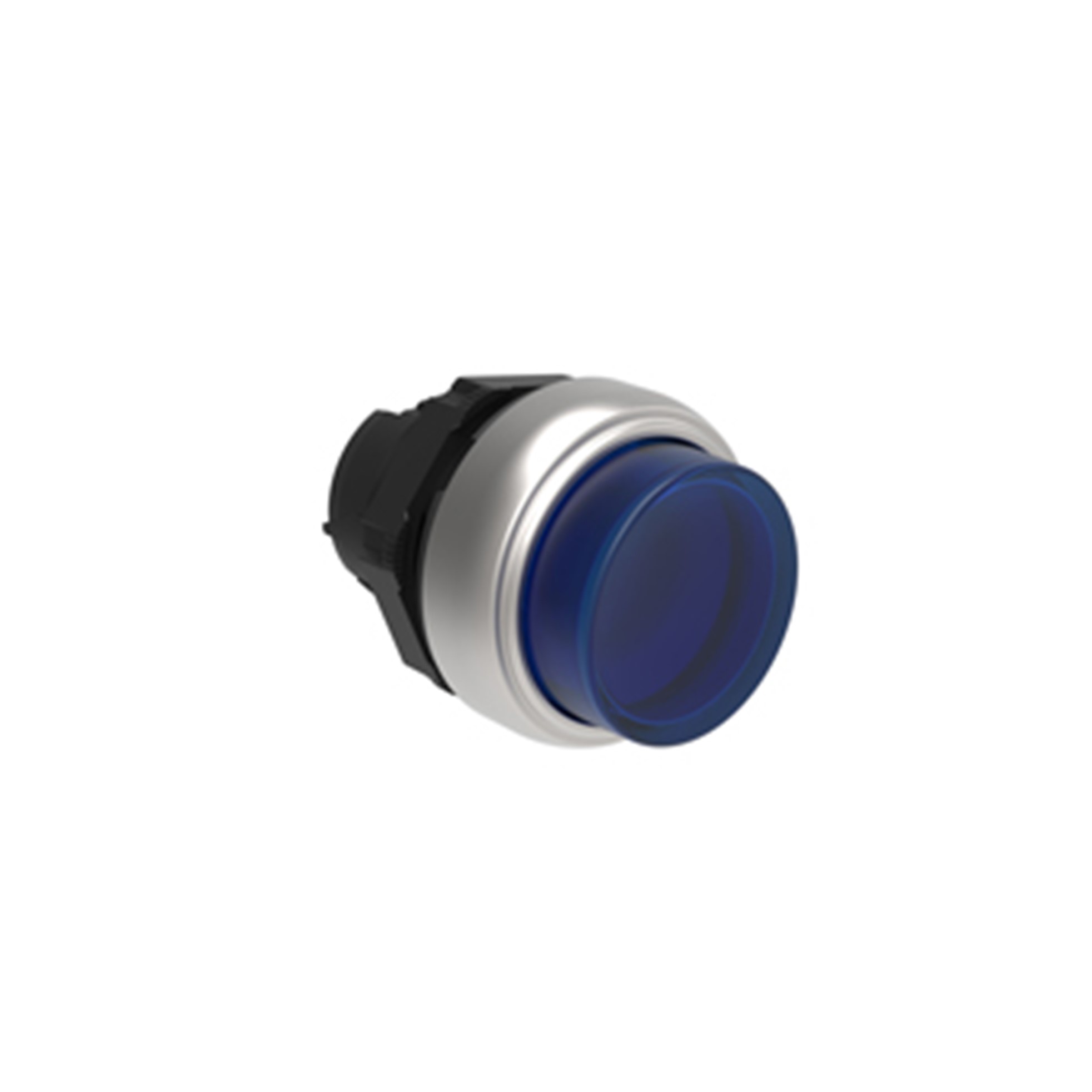Cabezal Luminoso Pulsador Saliente Azul, Contacto Momentaneo, Plastico, IP67 LPCBL206 — Lovato — Lovato