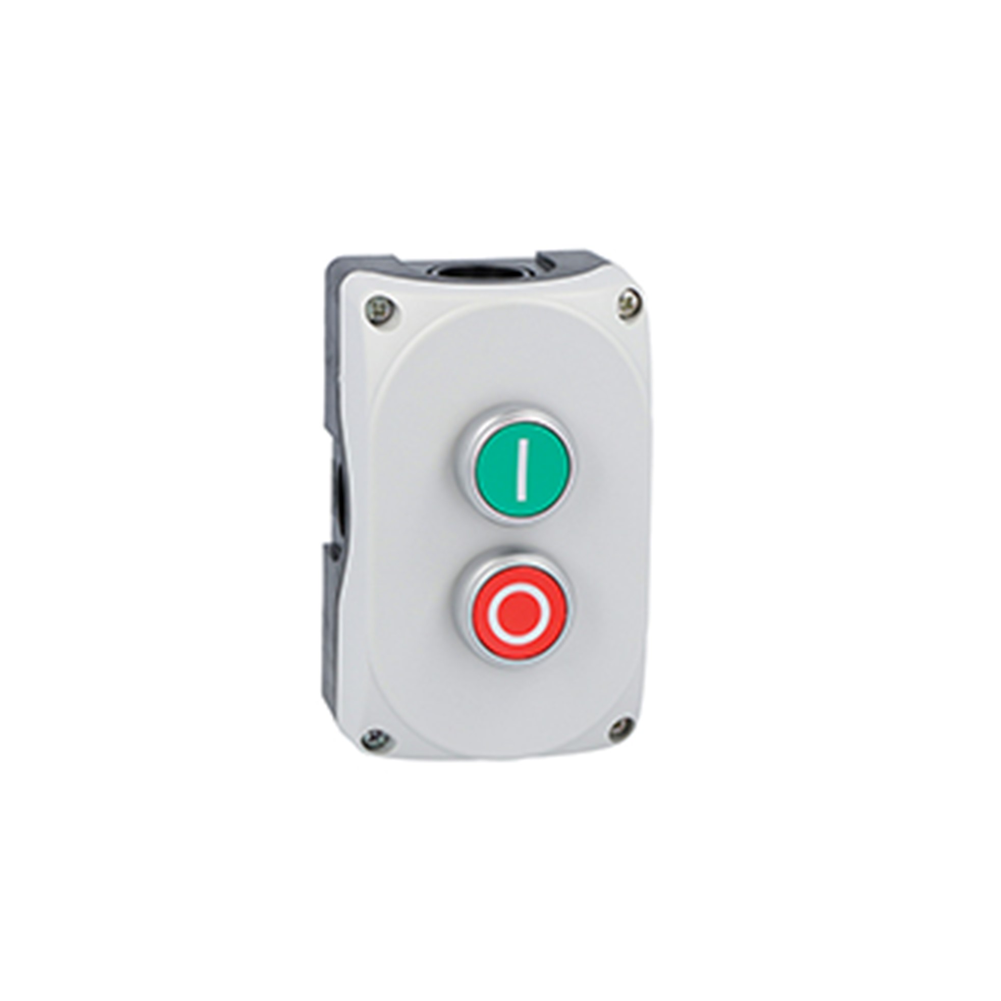 Pulsador Partir-parar (Verde-rojo) en Caja 2 Operadores LPZP2B8900 — Lovato — Lovato