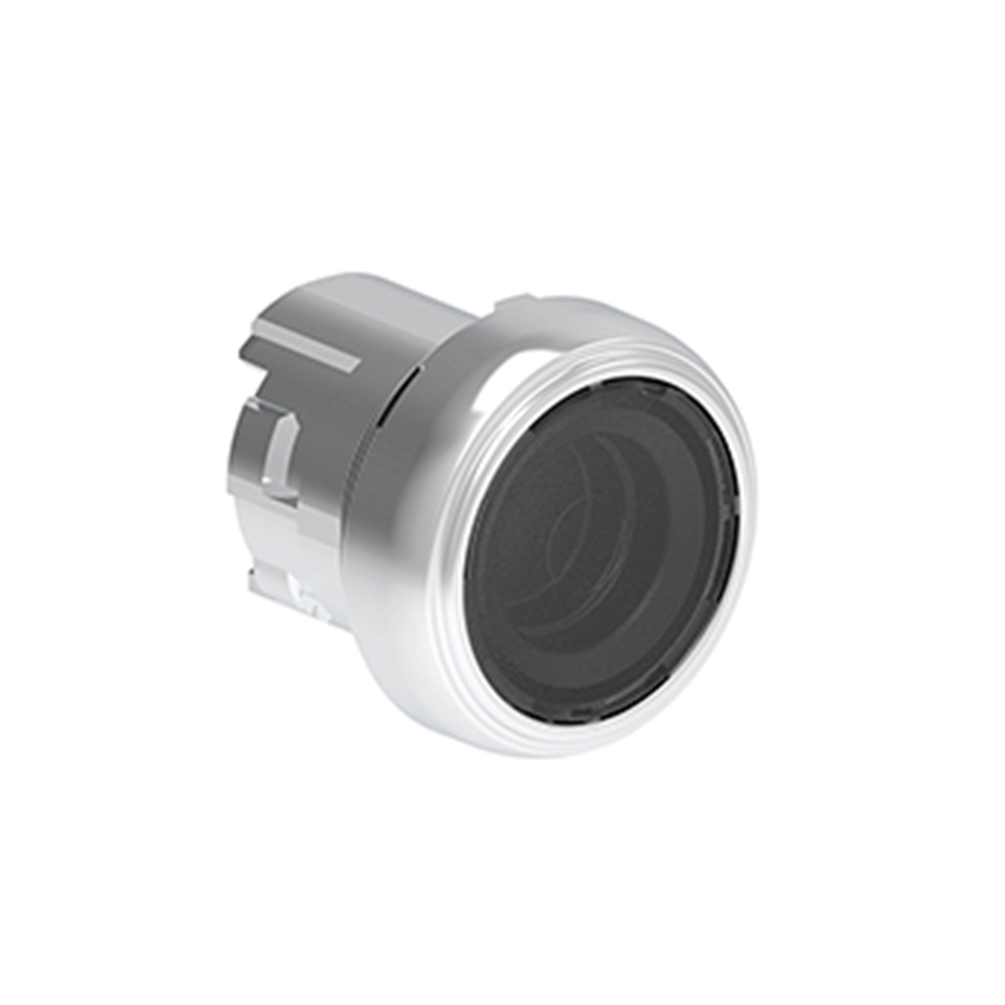 Pulsador Luminoso Plano Transparente (Cabezal), Contacto Momentaneo, 22mm, Metalico LPSBL107 — Lovato — Lovato