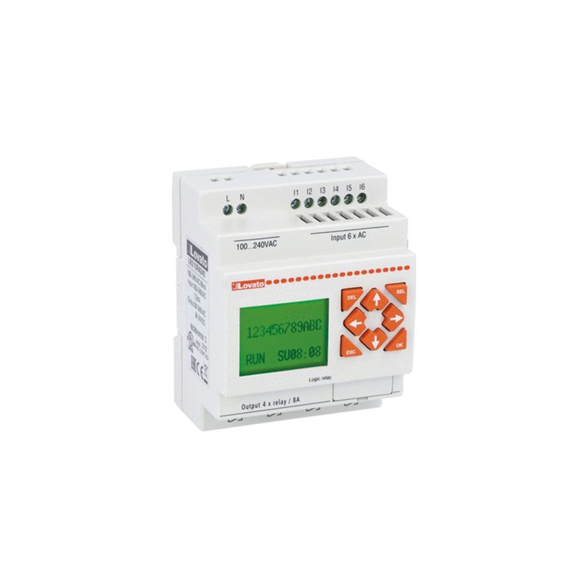 Relé PROGRAMABLE 6E/4S, 100 A 240VCA LRD10RA240 Lovato — Lovato
