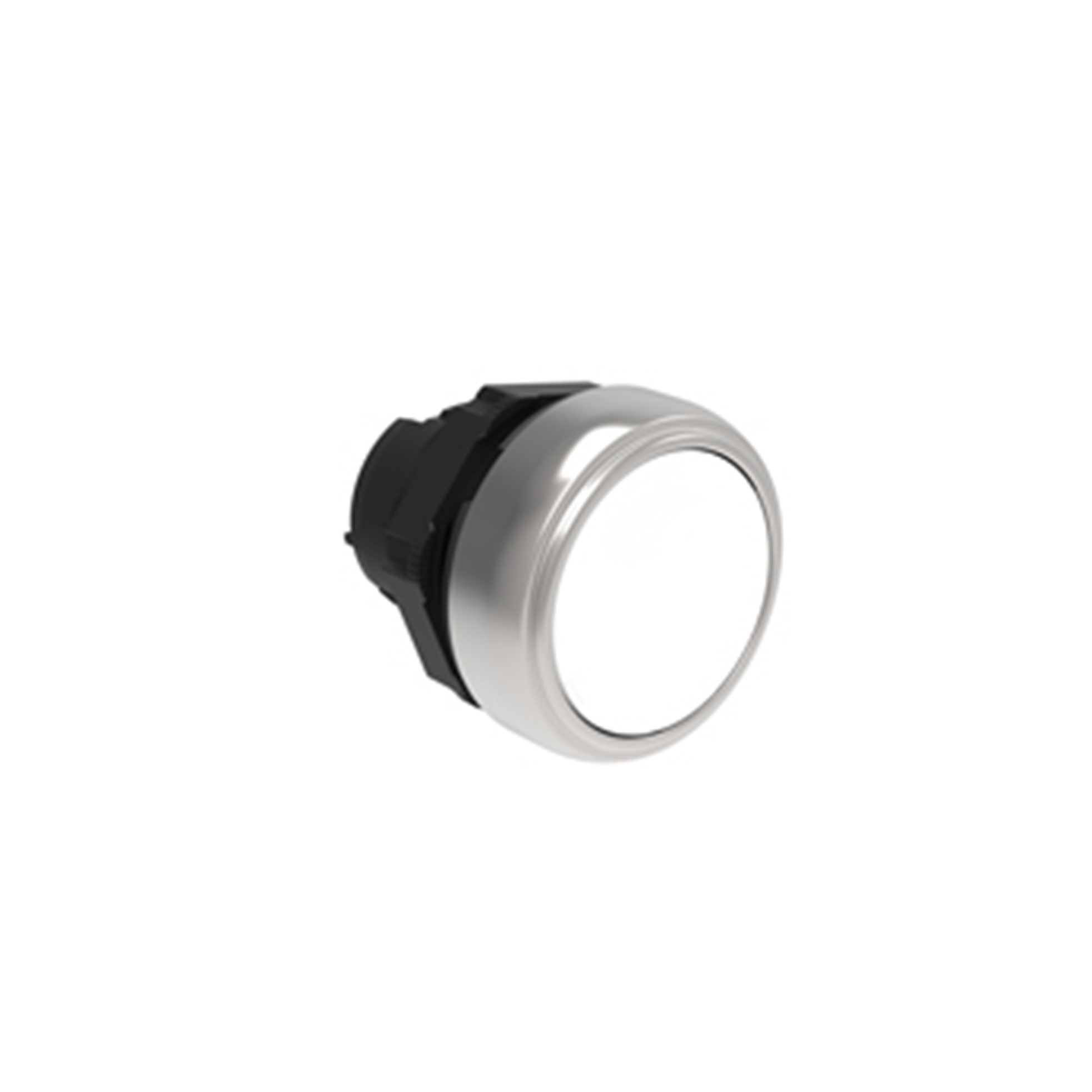 Cabezal Pulsador Plano Blanco, Contacto Momentaneo, Plastico, IP67 LPCB108 — Lovato — Lovato