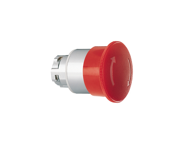 Cabezal Pulsador Emergencia Bloqueo/desbloqueo por Rotacion, Negro, 40mm, Metalico, IP65 LM2TB6342 — Lovato — Lovato