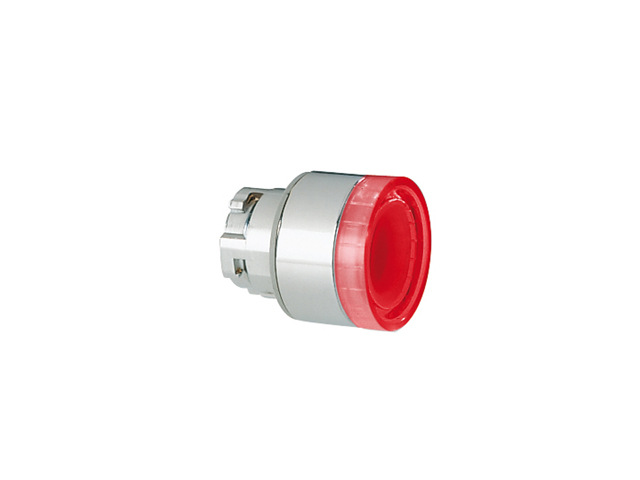 Cabezal Luminoso Pulsador Plano Azul, Contacto Momentaneo, Metalico, IP65 LM2TBL106 — Lovato — Lovato