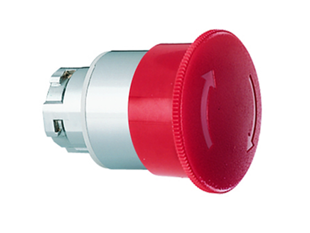 Cabezal Luminoso Pulsador Emergencia Bloqueo/desbloqueo por Rotacion, Rojo, 40mm, Metalico, IP65 LM2TB6344 — Lovato — Lovato