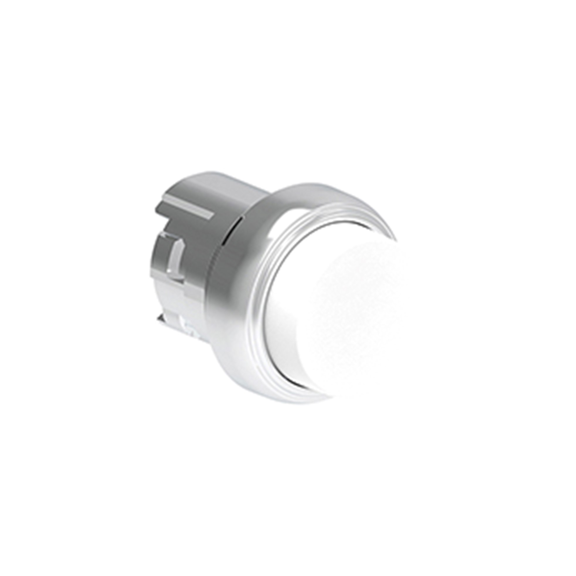Pulsador Saliente Blanco (Cabezal), Contacto Momentaneo, 22mm, Metalico LPSB208 — Lovato — Lovato