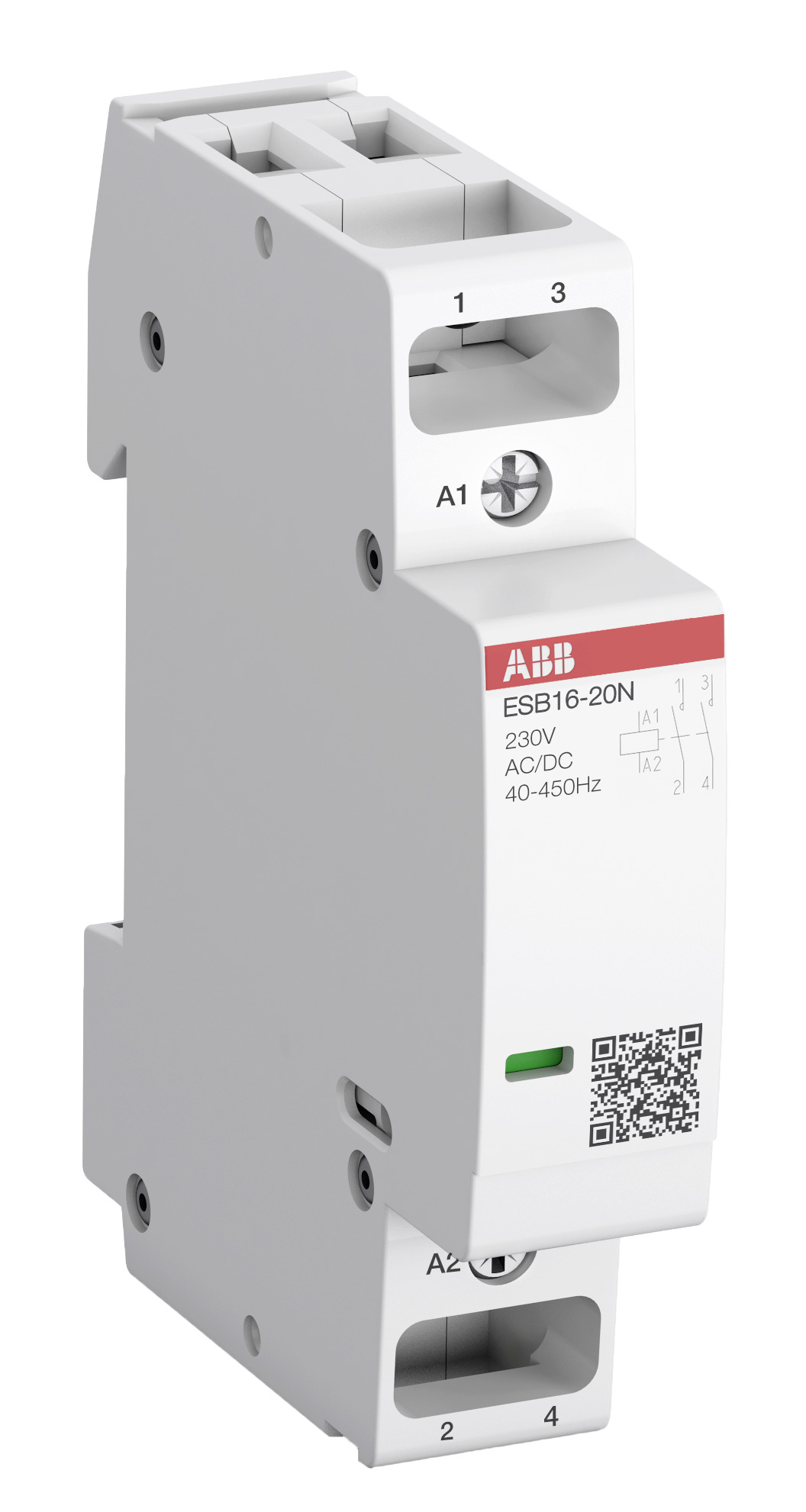 Contactor 2x16A bobina 230VAC 2NA 1SBE111111R0620 ABB — ABB