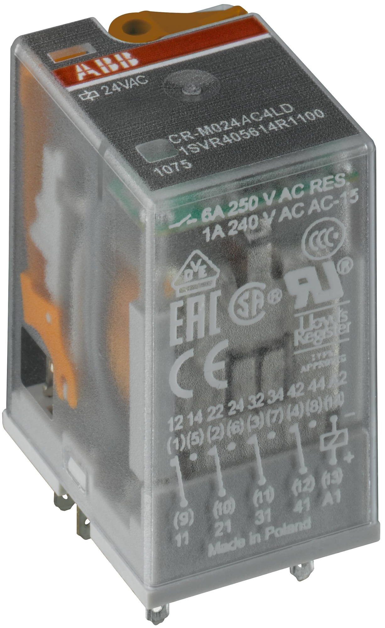 Relé CAPSULADO CR-M110AC2L CONTROL: 110V A.C. 1SVR405611R7100 ABB — ABB