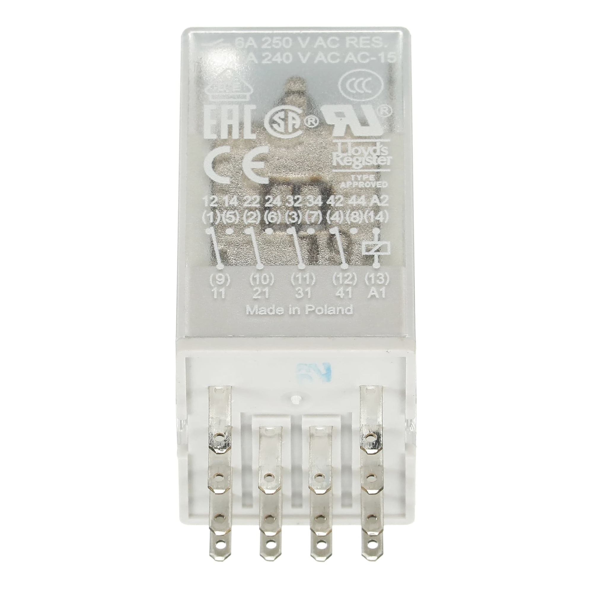 Relé CAPSULADO 6A 24VDC 4CONT S/LED 1SVR405613R1000 ABB — ABB