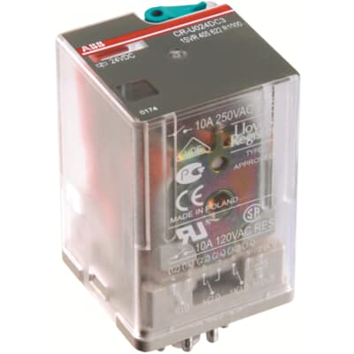 Relé CAPSULADO 3 C/O 10A CONTROL 230V CA CR-U230AC3 1SVR405622R3000 ABB — ABB