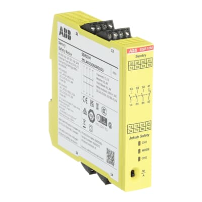Rele de Seguridad 3NA+1NC 85-265VAC/120-275VDC 2TLA010050R0100 — ABB — ABB