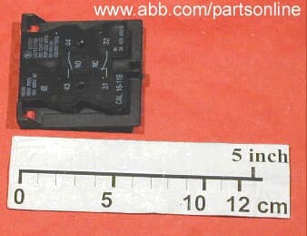 Contacto Auxiliar Lateral 1NA +1NC P/ek CAL16-11B SK829002-B — ABB — ABB