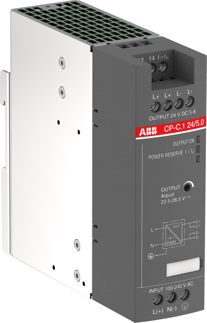 Fuente de Poder Monof 24VDC 5A CP-C.1 24/5.0 1SVR360563R1001 — ABB — ABB