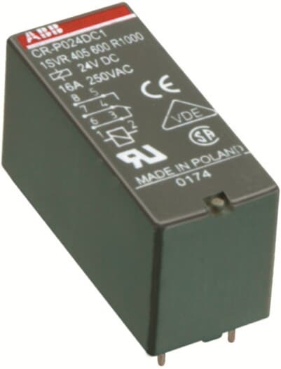 Relé CAPSULADO CR-P110AC1 CONTROL: 110V A.C. 1SVR405600R7000 ABB — ABB