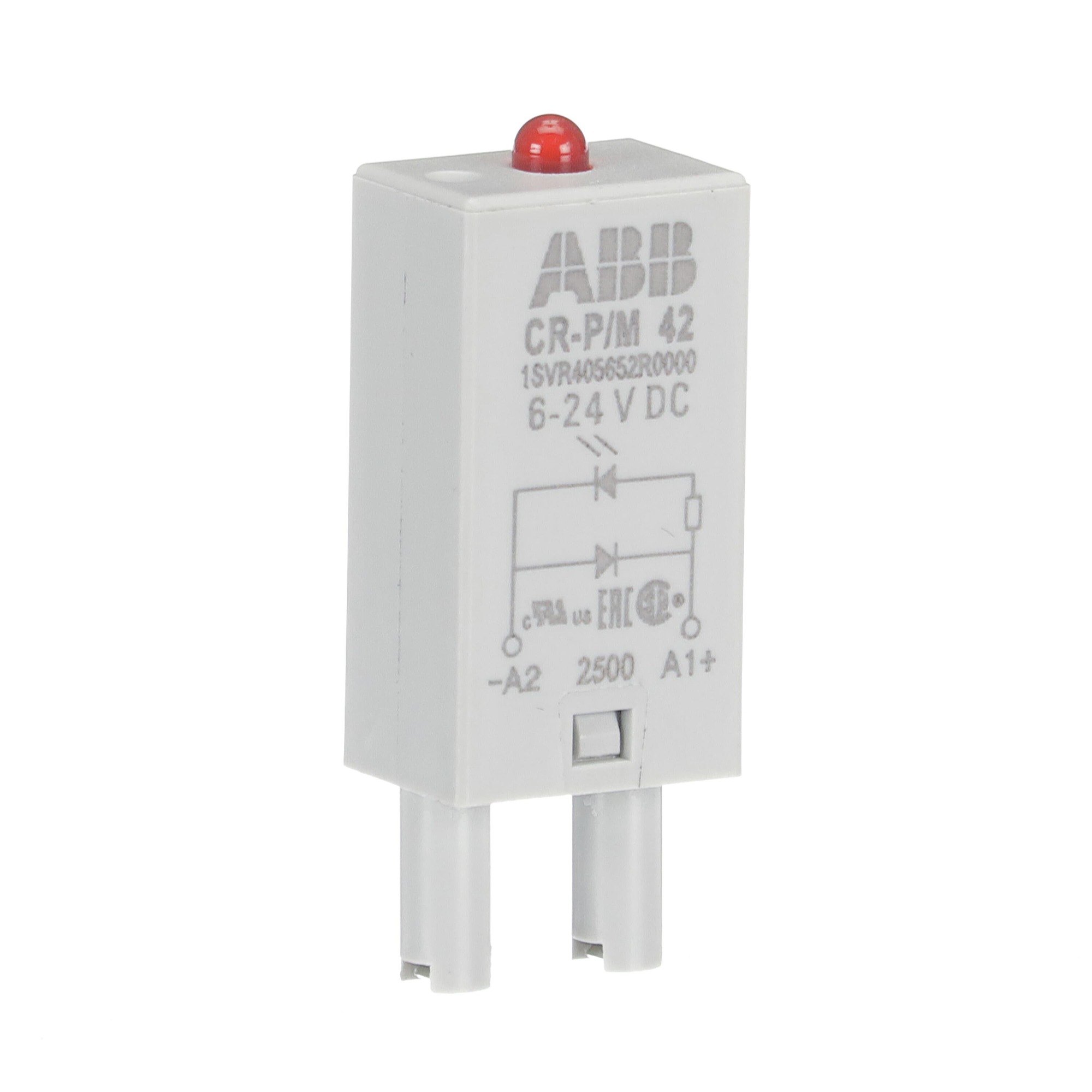 Modulo Enchuf Diodo y LED Rojo 24VDC 1SVR405652R0000 — ABB — ABB