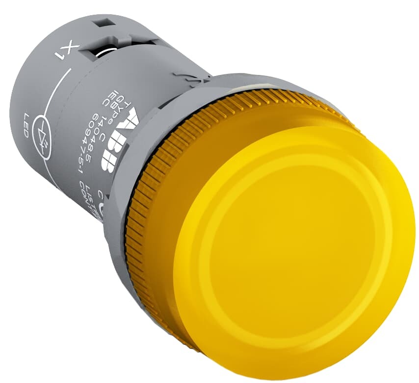Piloto LED Compacto 380VAC 22mm Amarillo 1SFA619403R5423 — ABB — ABB