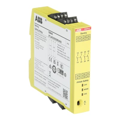 Rele de Seguridad Sentry SSR42, 2NA + 2 NA Temporizados, 24VDC 2TLA010053R0400 — ABB — ABB